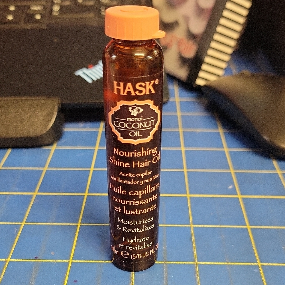 Hask Coconut Oil Nourishing Shine Hair Oil 5/8 fl oz  New
